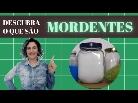 Vídeo: O que são mordentes naturais?