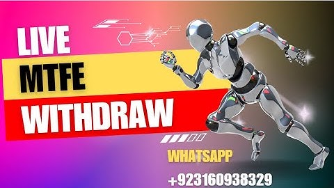 How to withdraw from mtfe into Binance