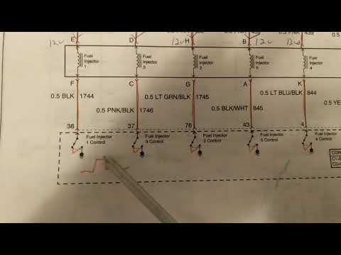 How SEQUENTIAL FUEL INJECTION works Chevy Blazer 2003 4.3 L wiring diagram tutorial please subscribe