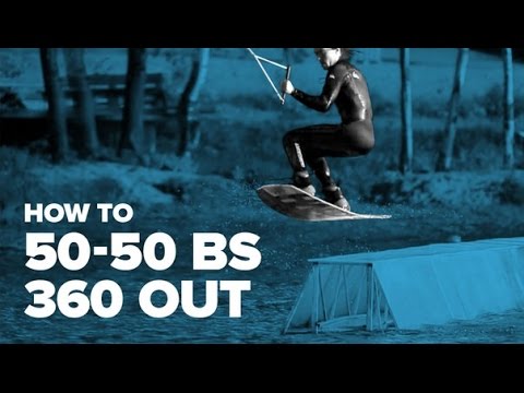 How to 50-50 bs 360 out on wakeboard