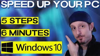 Fix Your Slow Computer - 5 Easy Steps - Windows 10 (2023) Resimi