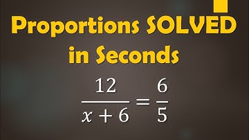 The Trick for Solving Proportions (Easy Algebra 1!)