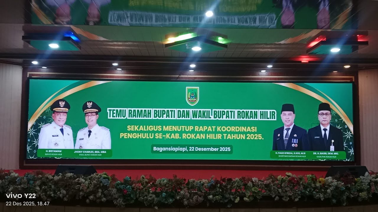 Temu Ramah Bupati Dan Wakil Bupati Rokan Hilir