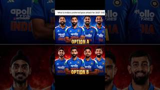 What is india's preferred pace attack for 2027 🥶 #india #cricket #worldcup #shorts