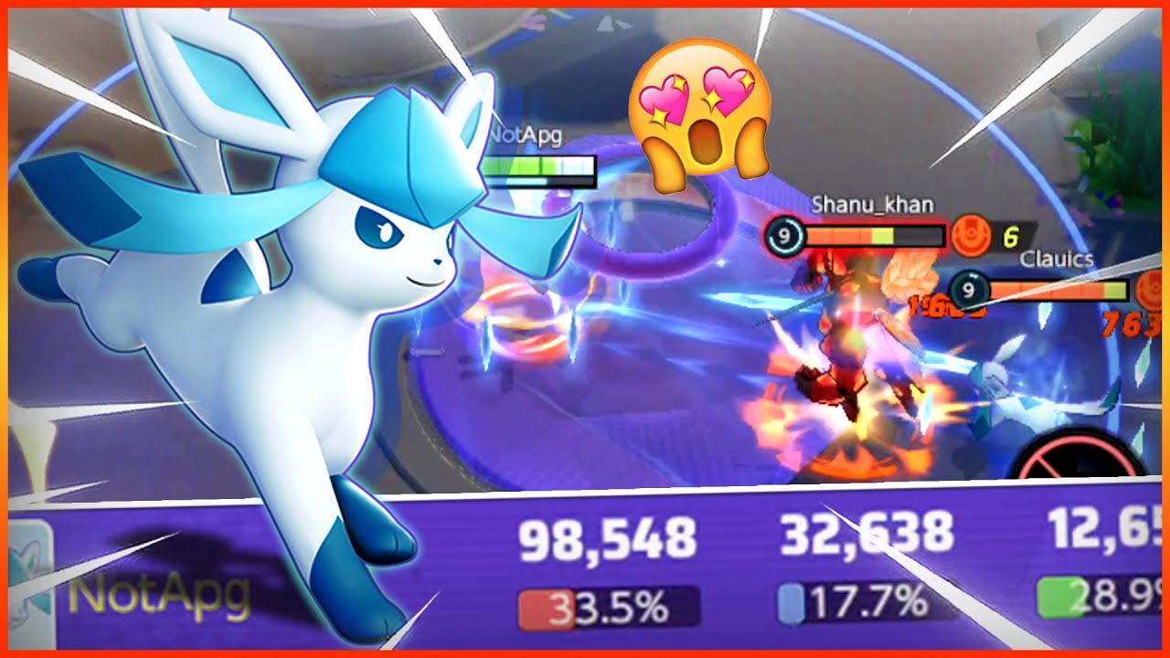 THIS GLACEON CRIT BUILD DESTROYS BUZZWOLE 😱🔥 | Pokemon Unite Gameplay | Pokemon Unite Hindi