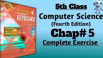 Class 5 computer Chapter 5|Complete exercise|Class 5 computer book|Data handling with Google sheets|