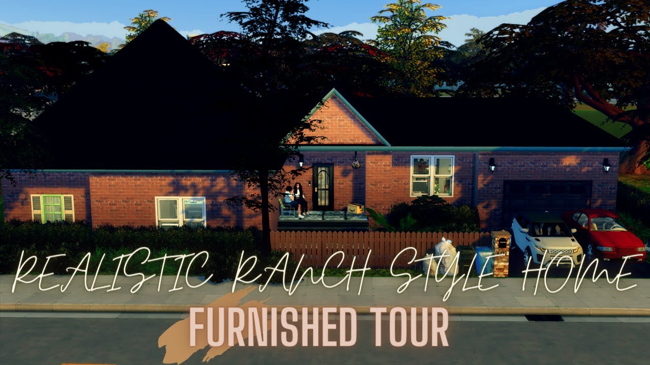NEW REALISTIC RANCH STYLE HOME(FURNISHED HOUSE TOUR) - YouTube