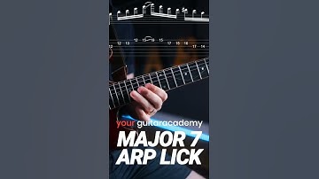 Try This Major 7 Arpeggio Lick! #guitarlesson