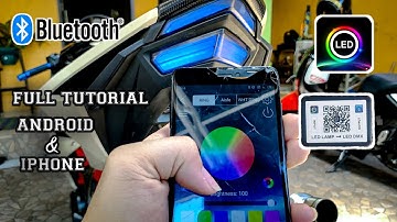 Full tutorial cara setting lampu LED RGB bluetooth dari hp‼️anti ribet 🔥