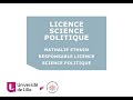 Licence science politique