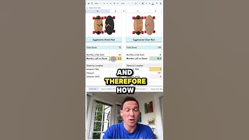 Download My Inventory Management Calculator (free 🙌)  #inventorymanagement #amazonseller #amazonfba