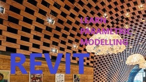 Revit adaptive parametric modelling lessons(1/2  step pattern)