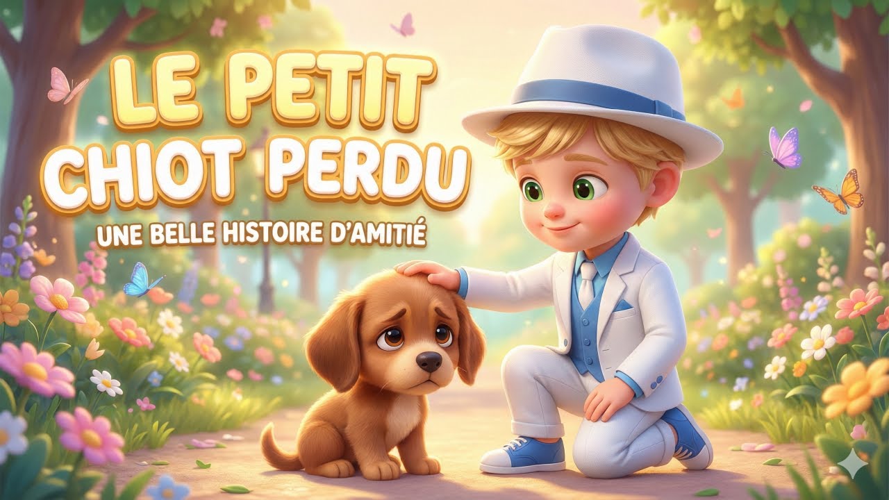 🐶 Le Petit Chiot Perdu 🐾 | Une Belle Histoire d’Amitié 💖 | Chanson Enfant