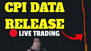 ?CPI INFLATION DATA | WILL PRICES GO UP | LIVE TRADING ES TSLA