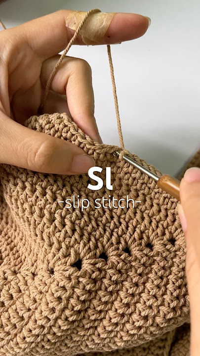 Sl - Slip stitch #crochet #pattern #etsy