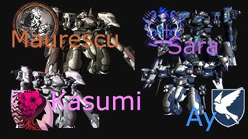 Armored Core 4 Simulation Battles : Maurescu - Kasumi - Sara - Ay