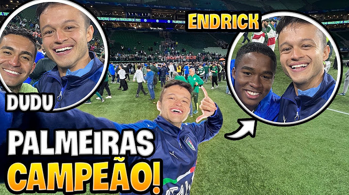PALMEIRAS CAMPEÃO BRASILEIRO E EU ENTREI NO CAMPO!! Palmeiras 4 x 0 Fortaleza!!