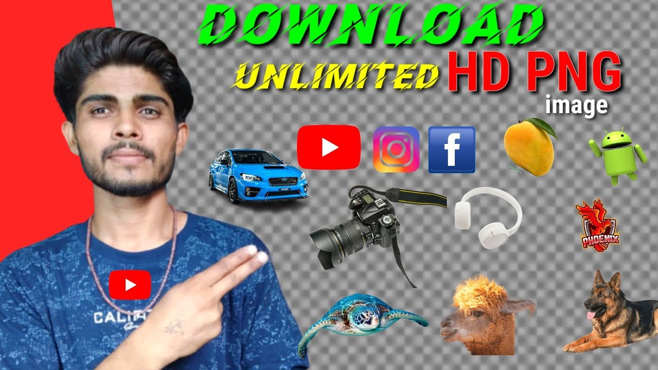How to Download Free HD PNG For Photo Editing | PNG Kahan Se Download Kare | Free HD PNG Site