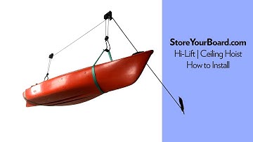 How To Install | Hi-Lift Ceiling Hoist | StoreYourBoard