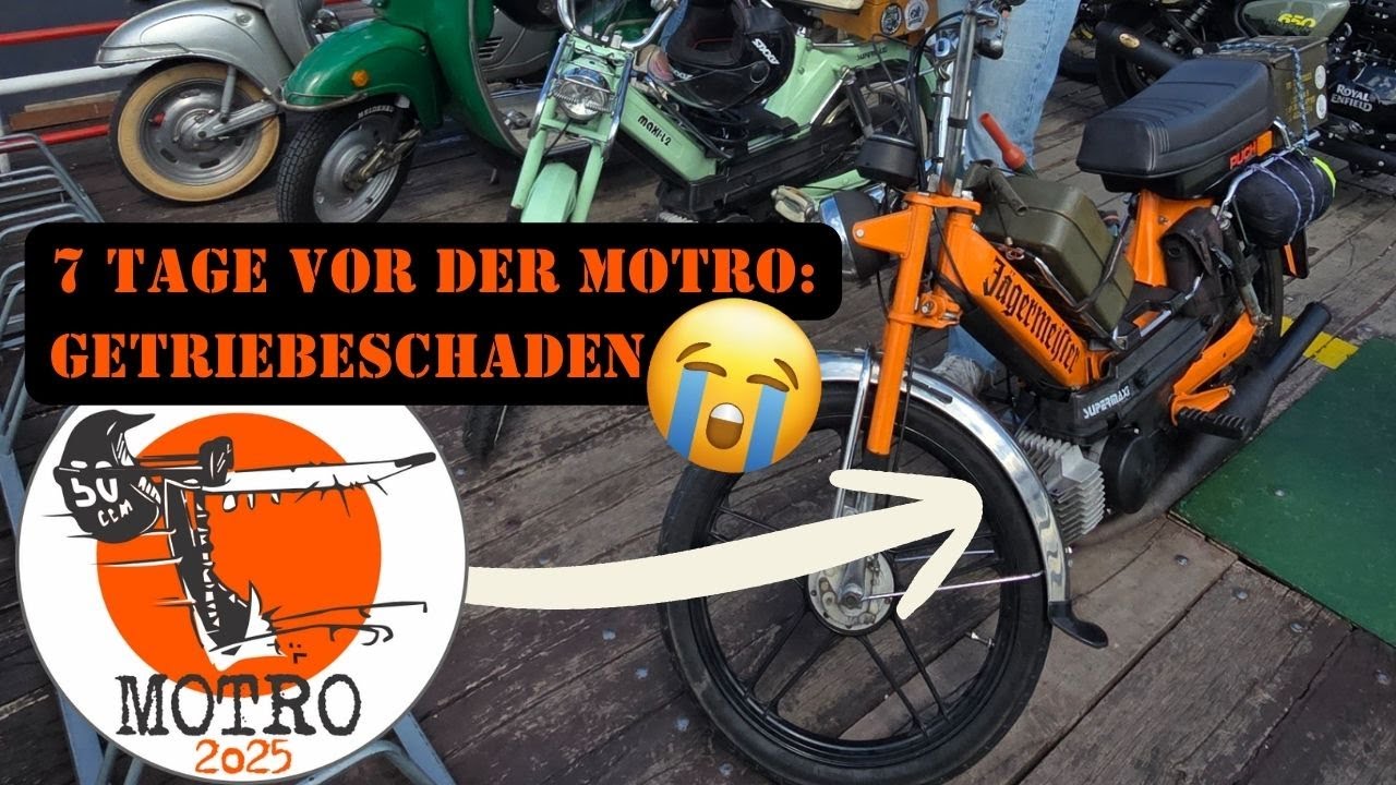 Getriebeschaden eine Woche vor der Motor... mal sehen ob das was wird!