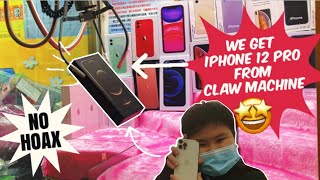 9 YEAR OLD BOY WIN IPHONE 12 PRO FROM CLAW MACHINE , 夾娃娃