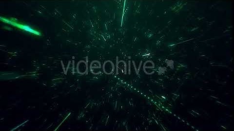 The Flight of the Camera Into a Technology Structure with Lines of Chaos 3d | Motion Graphics - ...