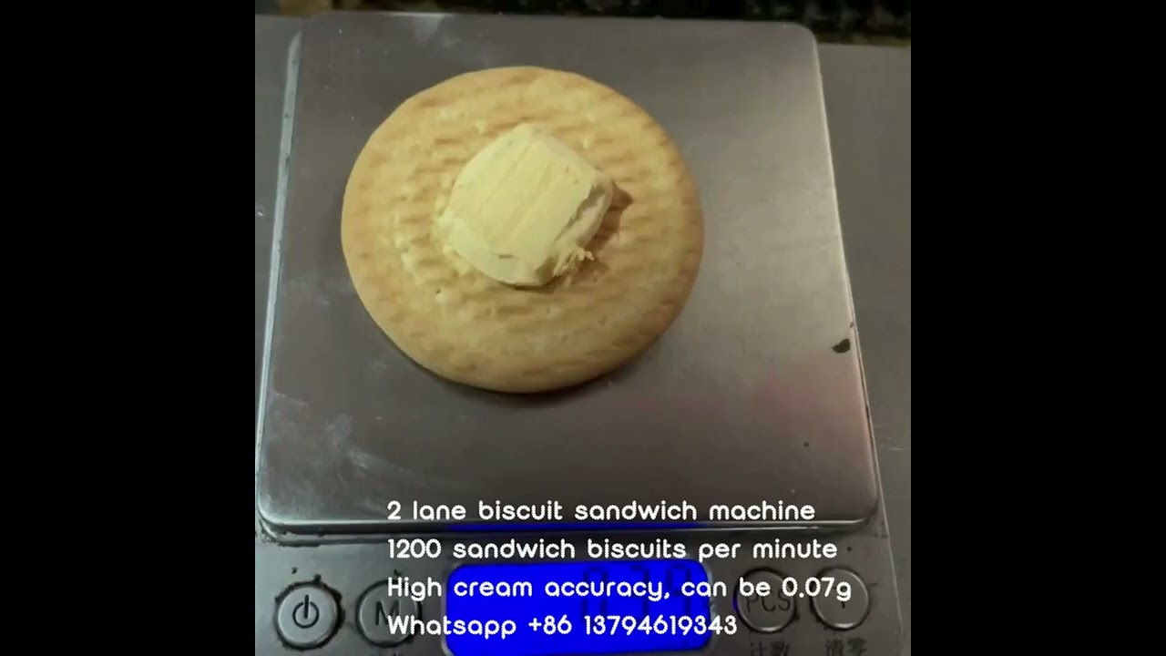 2 lane biscuit sandwich machine cream accuracy
