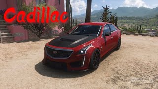 Forza Horizon 5 - CADILLAC CTS-V SEDAN Customization! (On Steering Wheels)