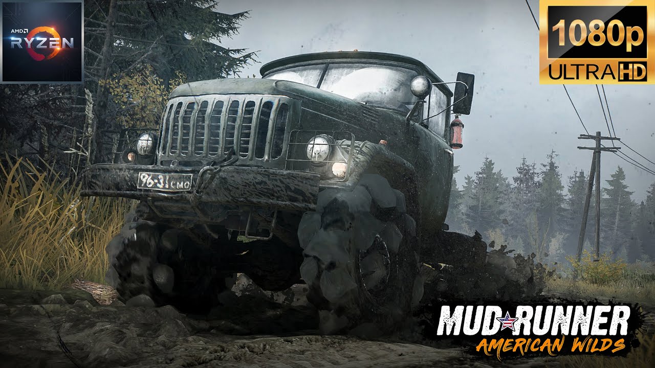 Mudrunner American Wilds PC Gameplay Part 1 : Ultra Settings |1080p FHD 60 FPS