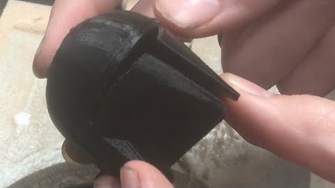 3-D printing “mandalorian” helmet in a (flashforge dreamer)