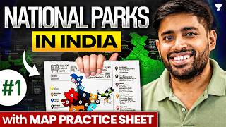 National Parks of India through Maps | PART 1 | UPSC Prelims 2027 | Sudarshan Gurjar