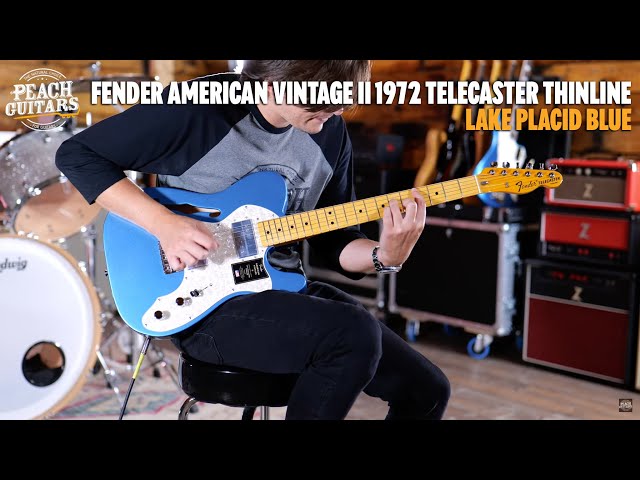 Fender American Vintage II 72 Telecaster Thinline Electric Guitar