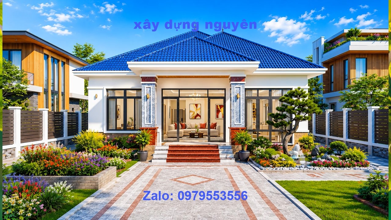 Mẫu Nhà Cấp 4 Mái Nhật Diện Tích 10x14m Thiết Kế 3 Phòng Ngủ #nhacap4 #mainhat