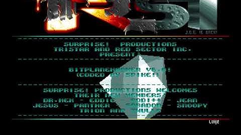S!P TRSI Bitplane Hacker 6 Amiga Intro