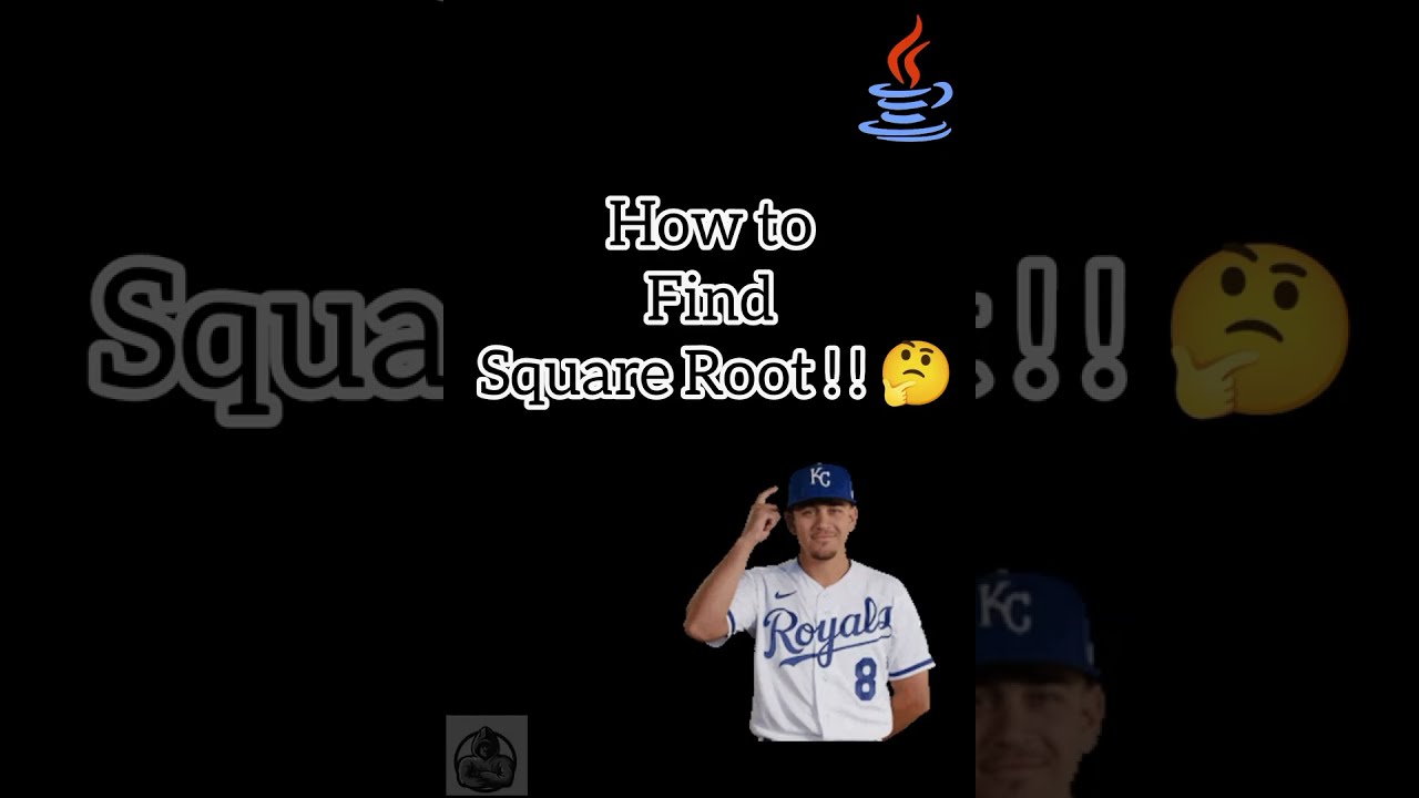 Square Root 😮🔥 for Given 😬 number in java #tutorial #beginners #interview #coding #shorts