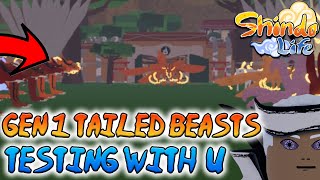 [Countdown Update] Shindo Life Testing Generation 1 Tailed Beasts Live With You! Kaguya Event