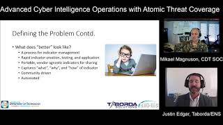 Advanced Cyber Intelligence Operations with Atomic Threat Coverage