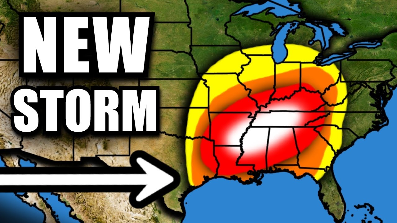 HUGE Storm System bringing Multiple Days Of Severe Weather - YouTube