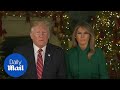 President Trump and First Lady Melania Deliver a White House Christmas Message… #TopNews