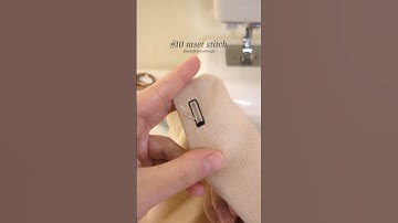 10 stitches you need to know #10 how to sew an mset buttonhole stitch #sewing #buttonholestitch
