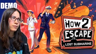 Can we communicate to solve the puzzles? | How 2 Escape: Lost Submarine (demo) Playthrough