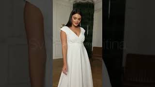 Maternity wedding dress by Svetlana Nikitina 🌺