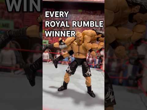 Every WWE Royal Rumble Winner In Figure Form!