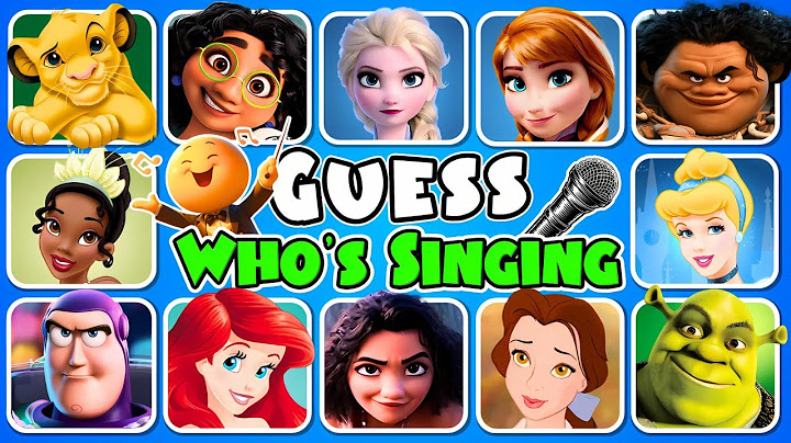Guess Who's Singing 🎤🎙️🎶 Disney Song Quiz Challenge #2 | Inside Out 2, Moana, Elsa, Rapunzel