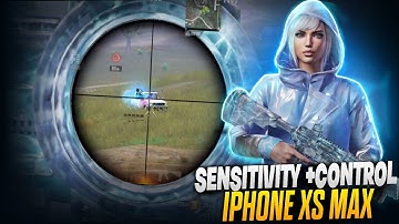I Phone Xs Max 🔥Best Sensitivity Settings for Pubg Mobile in 2024 | Sensitivity and control codes