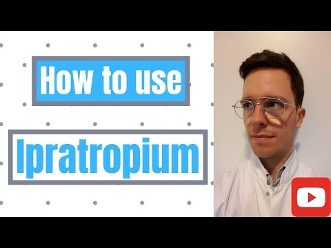 How and When to use Ipratropium? (Atrovent, Ipraxa, Apovent, Rinatec) - For Patients
