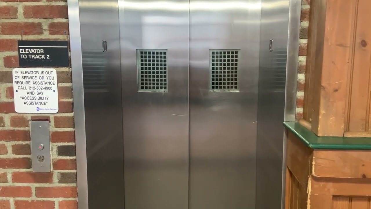 Elevator to track two at the Poughkeepsie train station Poughkeepsie NY