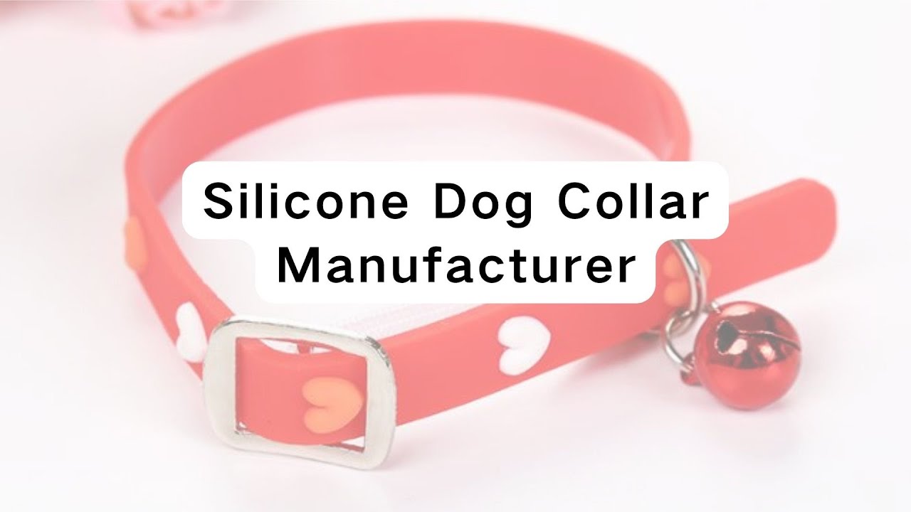Silicone Dog Collar Manufacturer soft and flexible silicone dog