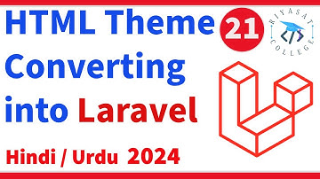 Converting an HTML Template into Laravel Project | How Theme Convert in Laravel | Tutorial #21