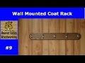 Wall mounted coat rack #9 Wall mounted coat rack #9